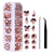 Fashion Candy Bottoming Drill Nail Decoration Accessories 1 Set
