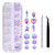 Fashion Candy Bottoming Drill Nail Decoration Accessories 1 Set
