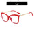 Cross-Border Cat Eye Mi Nail Glasses Frame 2023 New Anti-Blue Light Fashion Plain Glasses Women'S Ins Trendy Large Frame Glasses