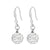 1 Pair Fashion Solid Color Plating Inlay 304 Stainless Steel Stainless Steel Satellite Stone Rhinestones 18K Gold Plated Drop Earrings