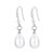1 Pair Fashion Solid Color Plating Inlay 304 Stainless Steel Stainless Steel Satellite Stone Rhinestones 18K Gold Plated Drop Earrings