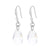 1 Pair Fashion Solid Color Plating Inlay 304 Stainless Steel Stainless Steel Satellite Stone Rhinestones 18K Gold Plated Drop Earrings