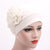 Women'S Ethnic Style Solid Color Flower Beanie Hat