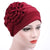 Women'S Ethnic Style Solid Color Flower Beanie Hat