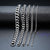 Basic Geometric 201 Stainless Steel 18K Gold Plated Bracelets In Bulk
