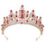 Baroque Style Crown Alloy Inlay Crystal Rhinestones Crown 1 Piece
