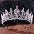 Baroque Style Crown Alloy Inlay Rhinestones Crown 1 Piece