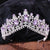 Baroque Style Crown Alloy Inlay Rhinestones Crown 1 Piece