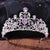 Baroque Style Crown Alloy Inlay Rhinestones Crown 1 Piece