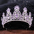 Baroque Style Crown Alloy Inlay Rhinestones Crown 1 Piece