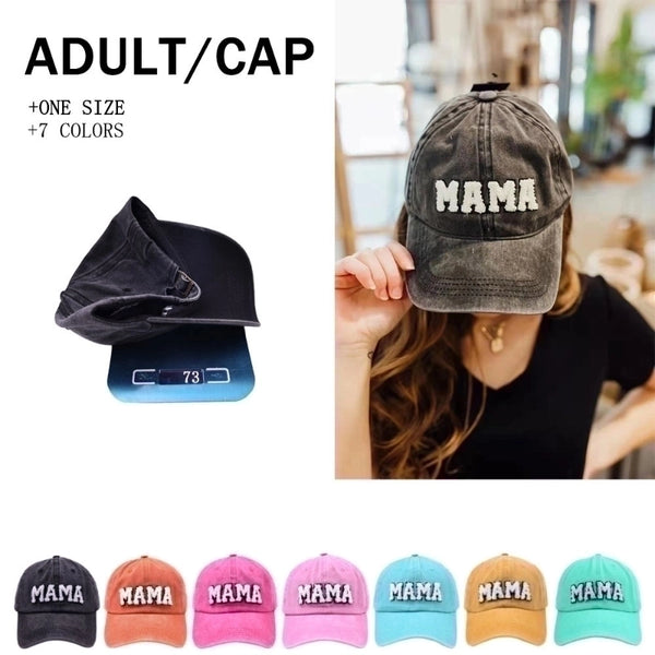2 Pieces Women'S Fashion Letter Curved Eaves Baseball Cap