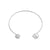 Copper Plating Geometric Artificial Gemstones Copper Bracelets