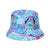 Women'S Hip-Hop Bear Printing Flat Eaves Bucket Hat