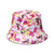 Women'S Hip-Hop Bear Printing Flat Eaves Bucket Hat