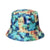 Women'S Hip-Hop Bear Printing Flat Eaves Bucket Hat