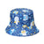 Women'S Hip-Hop Bear Printing Flat Eaves Bucket Hat
