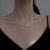 Copper Minimalist Geometric Heart Shape Rectangle Pendant Necklace