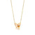 Sweet Butterfly 304 Stainless Steel Shell Inlay Pendant Necklace