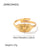 Commute Round 304 Stainless Steel Titanium Steel Plating Rings