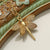 Minimalist Commute Dragonfly Copper Inlay Zircon 18K Gold Plated Pendant Necklace