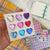 Cute Love Beautiful Girl Diamond Laser Colorful Crystal Mobile Phone Stickers Decorative Makeup Girl Stickers