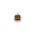 Retro Minimalist Square Titanium Steel Inlay Natural Stone Charms Pendant Necklace