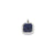 Retro Minimalist Square Titanium Steel Inlay Natural Stone Charms Pendant Necklace