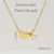 304 Stainless Steel 18K Gold Plated Casual French Style Plating Letter Heart Shape Pendant Necklace