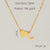 304 Stainless Steel 18K Gold Plated Casual French Style Plating Letter Heart Shape Pendant Necklace