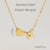 304 Stainless Steel 18K Gold Plated Casual French Style Plating Letter Heart Shape Pendant Necklace