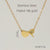304 Stainless Steel 18K Gold Plated Casual French Style Plating Letter Heart Shape Pendant Necklace