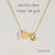 304 Stainless Steel 18K Gold Plated Casual French Style Plating Letter Heart Shape Pendant Necklace