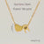 304 Stainless Steel 18K Gold Plated Casual French Style Plating Letter Heart Shape Pendant Necklace