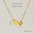 304 Stainless Steel 18K Gold Plated Casual French Style Plating Letter Heart Shape Pendant Necklace