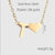 304 Stainless Steel 18K Gold Plated Casual French Style Plating Letter Heart Shape Pendant Necklace