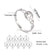 Hip-Hop Minimalist Solid Color Titanium Steel Rings In Bulk