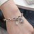 Minimalist Heart Shape Gold Plated Beaded Bracelets 1 Piece