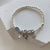 Minimalist Heart Shape Gold Plated Beaded Bracelets 1 Piece