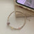 Minimalist Heart Shape Gold Plated Beaded Bracelets 1 Piece