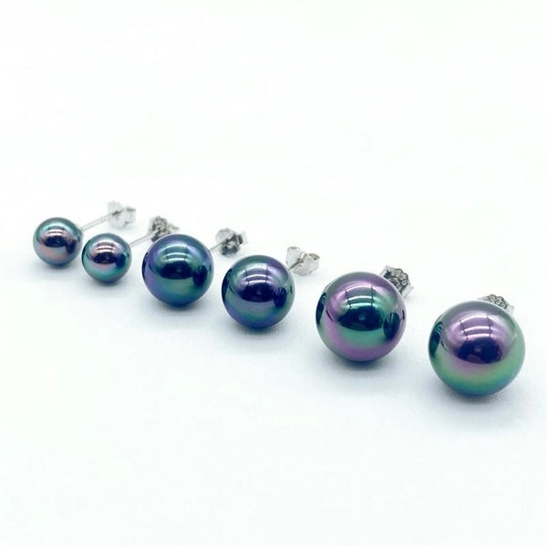 1 Pair 925 Sterling Silver Geometric Ear Studs