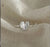 925 Sterling Silver Heart Shape Open Ring
