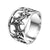 European And American Titanium Steel Domineering Personalized Men'S Six-Pointed Star Ring Stainless Steel Men'S Ring