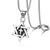 Hip-Hop Hexagram Titanium Steel Men'S Charms Pendant Necklace