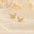 1 Pair Elegant Butterfly Inlay Copper Zircon Ear Studs