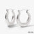 1 Pair Ig Style Minimalist Solid Color Plating 304 Stainless Steel 16K Gold Plated White Gold Plated Gold Plated Earrings