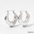 1 Pair Ig Style Minimalist Solid Color Plating 304 Stainless Steel 16K Gold Plated White Gold Plated Gold Plated Earrings