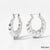 1 Pair Ig Style Minimalist Solid Color Plating 304 Stainless Steel 16K Gold Plated White Gold Plated Gold Plated Earrings