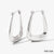 1 Pair Ig Style Minimalist Solid Color Plating 304 Stainless Steel 16K Gold Plated White Gold Plated Gold Plated Earrings
