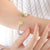 Minimalist Shiny Round Titanium Steel 18K Gold Plated Zircon Bangle In Bulk