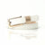 Elegant Basic Minimalist Solid Color Pu Leather Alloy Women'S Leather Belts